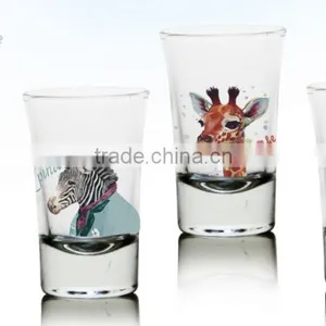 1.5oz 2oz 2.5oz 3oz Animal Woman Gril Color Printing Sheezer Shot Glass Cup thumbnail-2