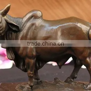 Animal Garden Statue Bronze Brahman Bull Sculpture for Sale thumbnail-2