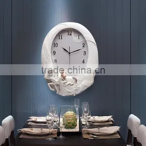 M21A Momoda Living Room Creative Modern Hanging Fancy Elegant3D Flower Wall Clock Quiet Quiet Quartz Decoration Large Wall Clock thumbnail-1