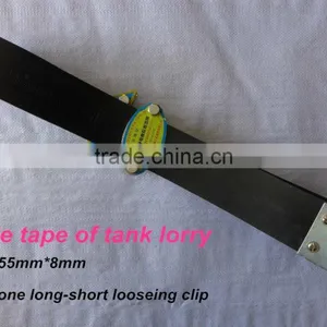 Draggle Tape of Tank Lorry 1.6m*55mm*8mm Special Electrostatic Drag Strip Conducting Electrostatic Rubber Oil Tank Truck Tow thumbnail-1