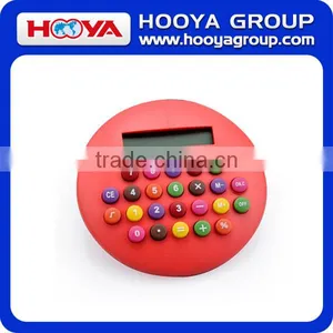 Creative Suitable for Gifts and Premiums Calculator Round Hamburger Calculator With Coloured Buttons thumbnail-3