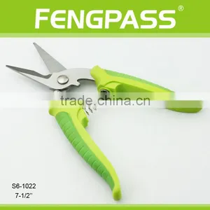 S6-1022 7-1/2" PP + TPR Handle With Stainless Steel Blade Exquisite Workmanship Garden Scissors thumbnail-2
