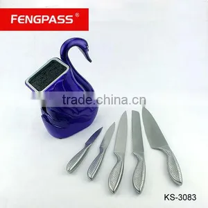 Ceramic Knife Holder in Swan-shape (671-125-256) thumbnail-1