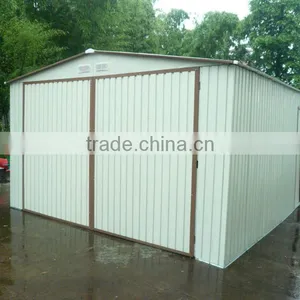 5.3x3.7m Galvanized Steel Sheet Garden Metal Garage thumbnail-1