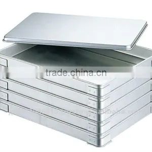 Anodized Aluminum Dumpling Tray and Lid thumbnail-1