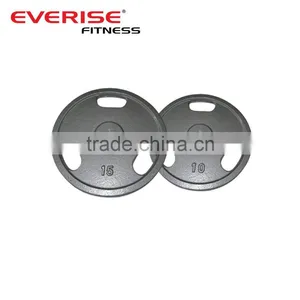 3 Hole Olimpic Bumper Plates / Fitness Weight Plates / 10kg/15kg Weight Barbell Plates thumbnail-1