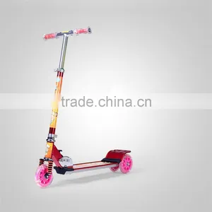 Three 120mm Big Wheels Children Scooter With Aluminum Frame for Sales thumbnail-3