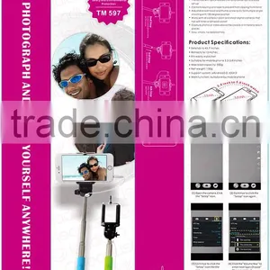 Wired Selfie Stick Monopod With Folded Head thumbnail-4