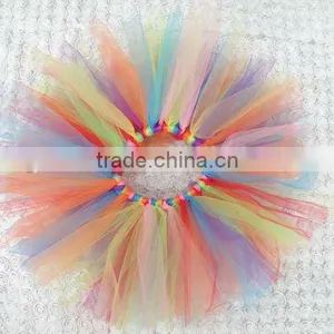 China Clothing Manufacturer Wholesale Children's Clothing Girls Skirt Colorful Christams Tutus thumbnail-3