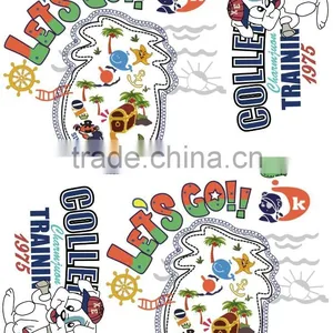 High Quality Plastisol Heat Transfer Printing Method T-shirt Logo Printed thumbnail-3