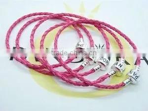 Fashion Leather Bracelet, DIY Leather Cord Bracelet thumbnail-1