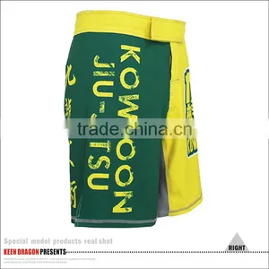 Large Size Sportswear 4-way Stretch Custom Design Mens Mma Shorts Xxxl thumbnail-4