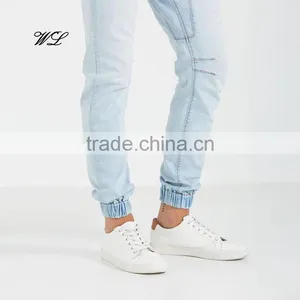 Men Denim Fabric Harem Jean Pants Cotton/Spandex Customised New Man Jeans thumbnail-2