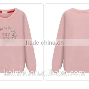 Latest Design High Quality Enjoy a Good Popularity Plain Women Sweatshirt CVC(60/40) thumbnail-1