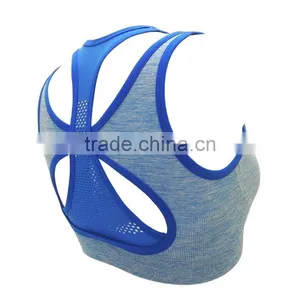 2017 Mature Women Seamless Bra Lingerie Brand Gym Wear Plain Sexy Sports Bra thumbnail-4