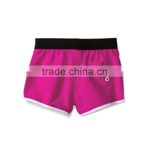 Wholesale Cheap Beach Short Girl 100% Polyester Swim Short Custom thumbnail-2
