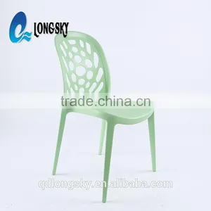 LS-4031B Hot Sale Cheap Stackable Garden Outdoor Leisure Colorful Plastic Chair for Sale thumbnail-2