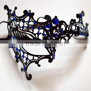 New Fashion Rhinestone Halloween Costume Party Princess Mask thumbnail-2