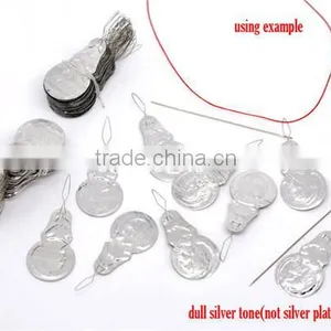 Best Selling Silver Tone Pattern Carved Bow Wire Sewing Machine Needle Threaders thumbnail-2
