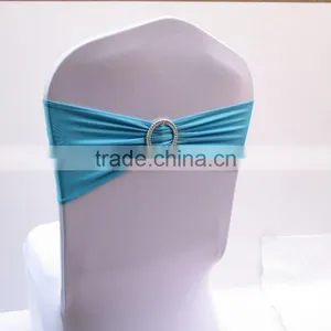FACTORY SUPPLY LYCRA SPANDEX CHAIR BAND SASHES WITH BUCKLE FOR CHAIR COVER BRAND NEW thumbnail-4