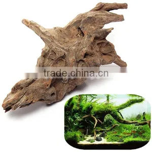 Driftwood Tree Root Stump Cuckoo Aquarium Decoration Fish Tank Underwater Decor Beautiful Artificial Plastic Plant thumbnail-1