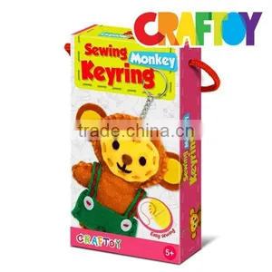 Teaching Materials Eductional Toy Sewing Monkey Keychain Cut Price thumbnail-2
