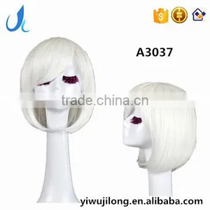 AD3037 Wig Cosplay Hokage Ninjia Short Silver White Cosplay Wigs thumbnail-1