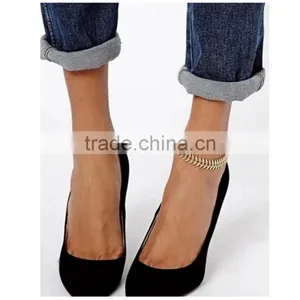 Fishbone Shaped Anklet Bracelet Foot Ankle Chain Bracelet Jewelry thumbnail-1