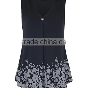 Women's Fair Trade Blank Distressed Lady Flow Blouse thumbnail-4