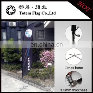 Can be OEM Custom 2.5m 3.5m 4.5m 5.5m Outdoor Full Color Heavy Duty Flying Banner Beach Flag thumbnail-2