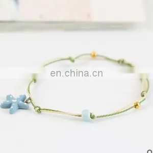 Simple Cartoon Bracelet Female Ceramic Small Adorn Article Bell Bracelets Lovely Couples Jewelry Birthday Gift thumbnail-4