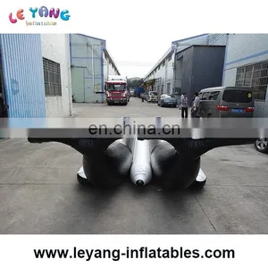 Popular Giant Black Shark Inflatable Water Toys Banana Boat for Sale thumbnail-4