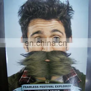 Funny Fake Beard for Sale Party Fake Beard Moustache MOU-0042 thumbnail-1