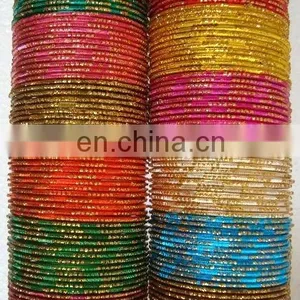 Indian Ethnic Metal Bangle - Wholesale Daily Wear Metal Bangle - Party Wear Metal Bangle - Bollywood Style Metal Bangle thumbnail-4