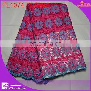 Italian Lace Fabric Negirian Lace Fashion Design African Net Lace Wholesale thumbnail-3