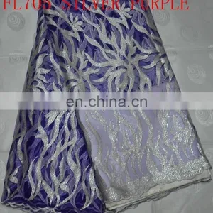 2015 New Arrival Fashion Sequins Guipure Lace Fabric(FL705)high Quality/best Price/in Stock/popular/fashion/prompt Delivery thumbnail-5