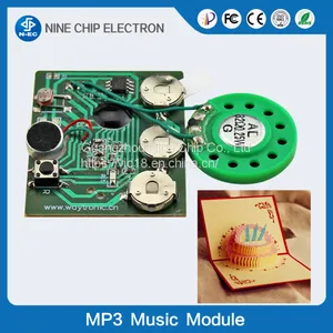 Music Recorder Chip Programmable Sound Module for Greeting Card thumbnail-3