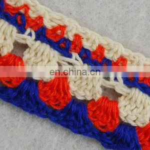 Italy Design 2017 Fashion Colorful Cotton Handmade Trimming thumbnail-4