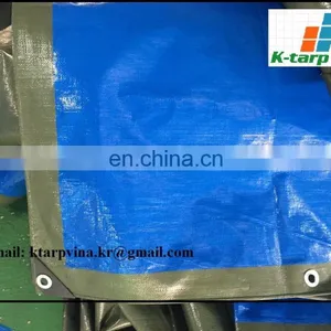 Olive Green Blue, Heavy Duty Tarpaulin, Korean Standard, Water Proof thumbnail-1