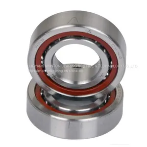Gas Turbine Angular Contact Ball Bearing / Radial Thrust Bearings Chrome Steel thumbnail-2