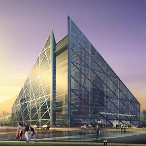 4s Car Exhibition Centers Q345b Steel Space Frame thumbnail-1