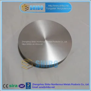 Professional Manufacturer High Purity Polished Tungsten Disc With Best Quality thumbnail-2