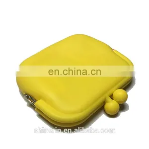 Euro Style High Quality Metal Clip Clutch Bags Women's Gift Silicone Purse Wallet thumbnail-4