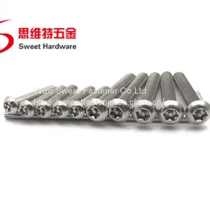 Stainless Steel 304 Torx Screw Button Head Anti Theft Security Screw M2-M12 thumbnail-3