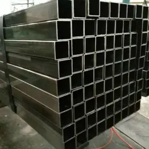 China Supplier High Standard Welded Black Carbon Square Rectangular Steel Pipe and Tube thumbnail-1