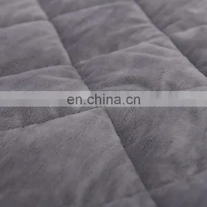 2019 Amazon Custom Cheap 15 lb Minky Weighted Blanket thumbnail-4
