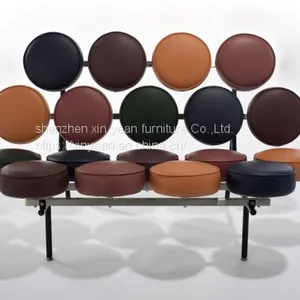 Nelson Marshmallow Sofa in Genuine Leather thumbnail-2