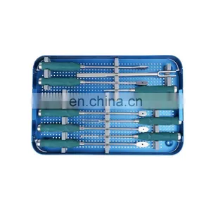 Excellent Quality Instrument Orthopedic PLIF Peek Cage & Lumbar Titanium Cage Instrument Set General Surgery Instrument Set thumbnail-3