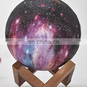 Explosive Moon Lights Children's Gifts Creative Table Lamps Painted LED Starry 3D Night Lights thumbnail-6