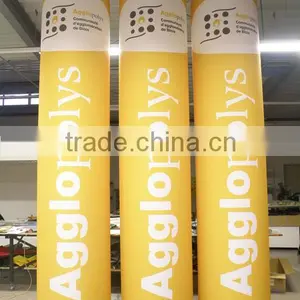 Customized Yellow Inflatable Lamp Post With Logo Printing thumbnail-1